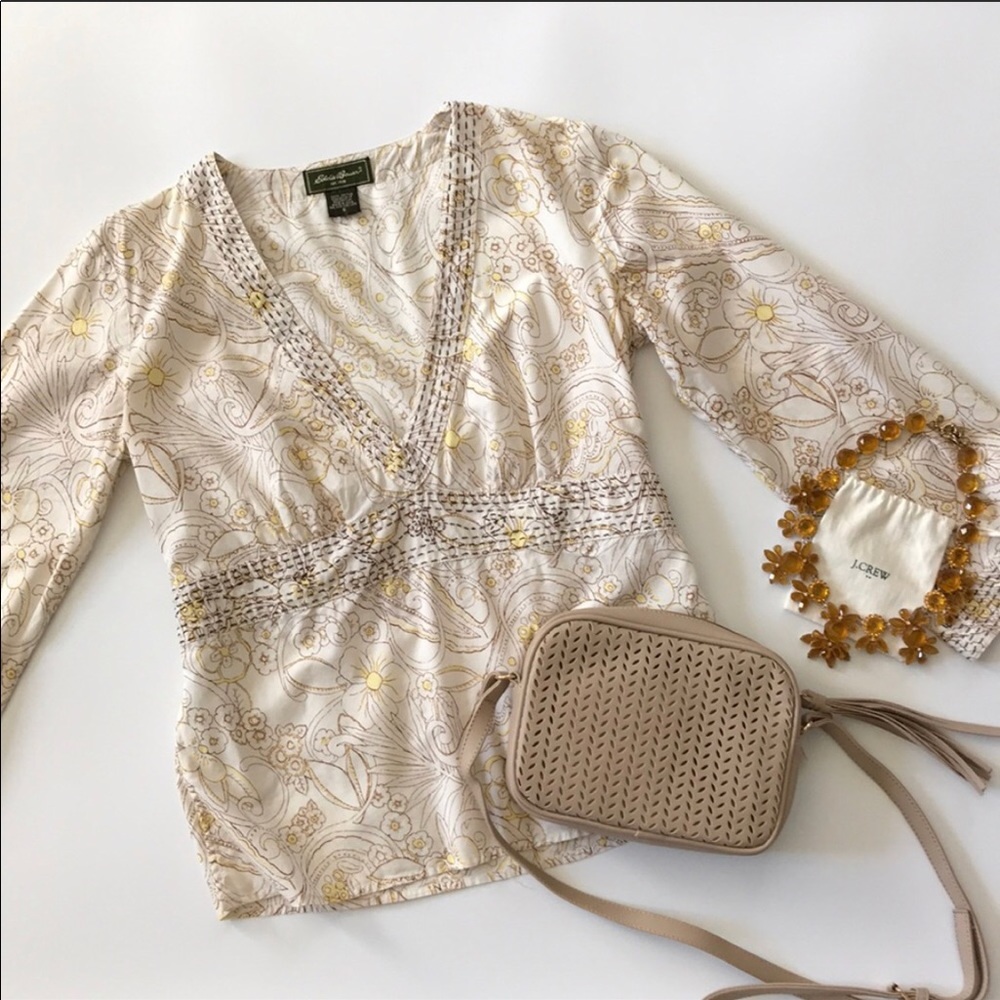 Eddie Bauer Embroidered Tunic Small